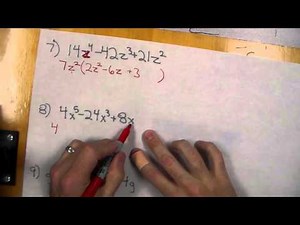 Multiplying and Factoring Polynomials with GCF