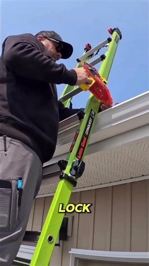 Shaky ladder fix with lock jaw ladder grip