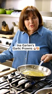 A quick and easy dinner that tastes like summer...Ina’s Garlic & Herb Roasted Prawns are perfect with crusty bread!🧄🍤 #BarefootContessaBackToBasics | Food Network UK