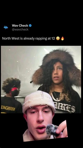 North West’s first solo song at age 12 snippet 🔥 she hopped on a song w/ Ye a while ago but it was pretty brief and informal, this solo song comin different tho idc she got so much potential #northwest #kimk #ye #kencarson #undergroundrap