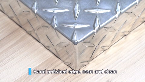 Camp Chef FTG600 32 Inch Griddle Cover, Griddle Accessories, FTG600 Cover, Flat Top Grill Cover for Camp Chef, Great for Outdoors, use as Tabletop, Diamond Plate Aluminum