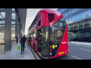 London Bus Ride | TfL Route 205 Paddington to Bow Church | West to East via Central London