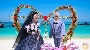Barbie wedding!Barbie ken wedding at the beach,Honeymoon trip join group kids https://www.facebook.com/groups/308607210253056Diana .Barbie wedding!Barbie ken wedding at the beach,Honeymoon trip Click to subscribe We make Barbie dolls videos for kids. We use barbie toy play the story. This Video is a story of Barbie ken wedding at the beach,Barbie and ken Start honeymoon trip This video has three paragraphs. 1.Barbie wedding scene Barbie and Ken hold a romantic wedding by the sea 2.Barbie travel 