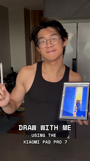 aikee on Instagram: "i can see u  Tried out the Xiaomi Pad 7 Series on this, a lot of fun! The Xiaomi Pad 7 is now available in Xiaomi authorized stores for Php22,499. Get a free focus pen or keyboard when you purchase this until March 16. #FocusYourFlow #XiaomiPad7Series #conceptart #illustration #visualdevelopment #environmentart #digitalpainting #digitalart #visdev #backgroundart #digitalillustration #art #cat #painting"