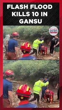 WATCH: Flash Flood Kills 10 At Gansu Tourist Site | China Floods 2026 | Times Now World