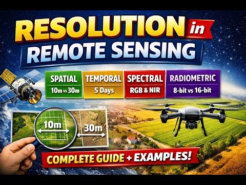 What is Resolution? 📊 GIS & Remote Sensing Full Explanation