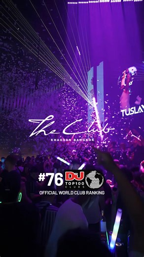 Step into the pulse of Bangkok’s nightlife at The Club Khaosan—ranked #76 in the world by DJ Mag’s Top 100 Clubs. With our world-class Funktion-One Evolution-X sound system and a lineup of top international and regional DJs, every night turns into an unforgettable party. Feel the energy, live the moment, and let the music move you! —————————————————— BOOKING: Facebook inbox only • Reservations are recommended • More information: 66 61 031 5070 • Doors open from 21:00 till late #Nightlife #ถนนข้า
