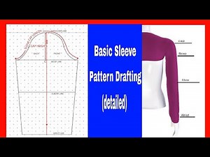HOW TO DRAFT A BASIC SLEEVE PATTERN (Detailed)
