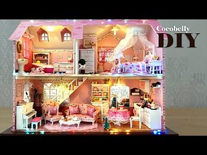 Pink Sweetheart DIY Miniature Princess Dollhouse Crafts Relaxing Satisfying Video