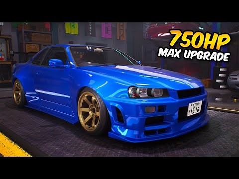 JDM: Japanese Drift Master - 750HP+ NISSAN SKYLINE GT-R R34 Customization | Max Build