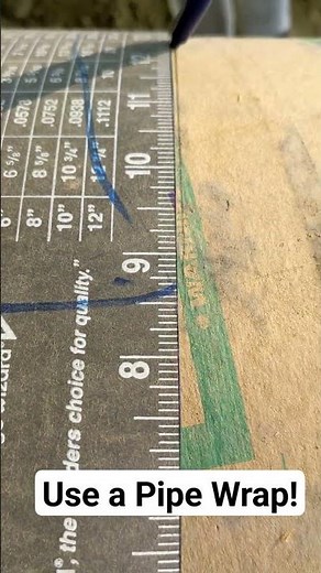 Easy Trick to Cut a Sonotube Square