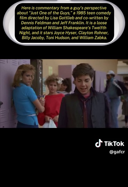 Just One of the Guys: 1985 Teen Comedy Review