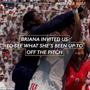36K views · 101 reactions | Briana Scurry's legacy on soccer goes way beyond how she performed at the peak of her game. Learn more about her her lasting impact in On Her Turf's new series, #OffThePitch. | NBC Sports Soccer | Facebook