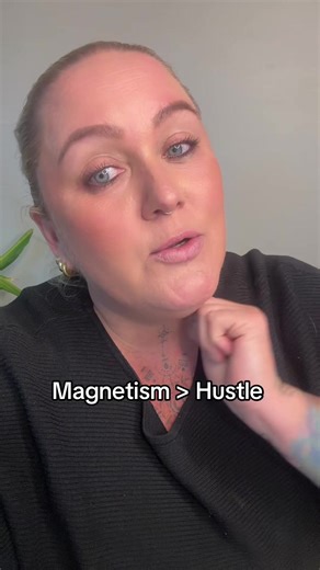 Hustle creates noise. Magnetism creates pull. Most people try to force growth by doing more. More content. More strategies. More pushing. But when your nervous system is constantly in pressure and survival mode, your energy reflects it. And people can feel that. Magnetism isn’t about effort. It’s about stability. When your body feels safe, your presence changes. You speak differently. You lead differently. You attract differently. Regulation creates resonance. And resonance always pulls more tha