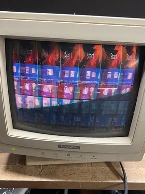 Vintage Compuadd Te1420 CRT computer monitor Powers on 1993 | eBay