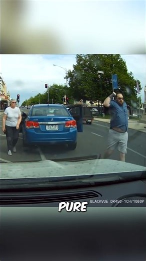 Road Rager Gets Instant Police Karma!
