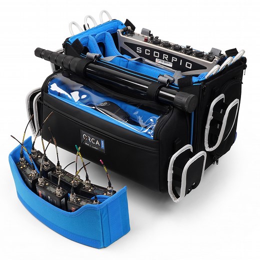 OR-334 PREMIUM AUDIO MIXER BAG FOR SOUND DEVICES SCORPIO, ZAXCOM DEVA 24 Orca Bags