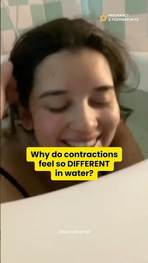 💦 Why Waterbirth Contractions Feel Different…