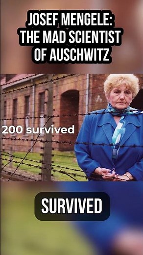 Josef Mengele: The Mad Scientist of Auschwitz #josefmengele #shorts