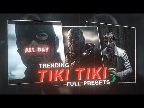 TIKI TIKI AE-Style Edit in Alight Motion 🔥 | Preset + Full Tutorial