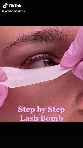 Step by step Lash Bomb lash lift by our incredible educator @lashbombkirsty 💕😍🙌