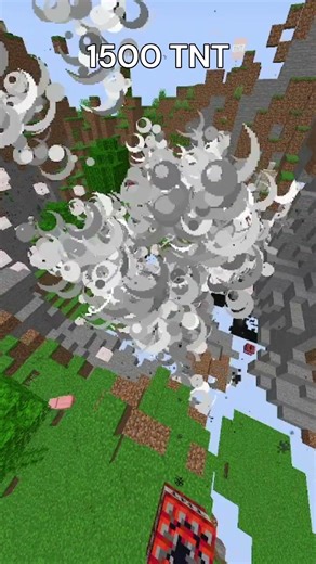 1500 TNT Explosion in Minecraft 💥