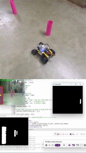 Intellio Obstacle Avoidance Robot 🤖 | Python + OpenCV | AI & Robotics Project#pictoblox #Quarky
