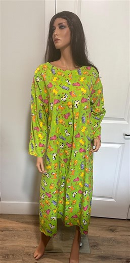 Cotton Flannel Nightgown - Etsy