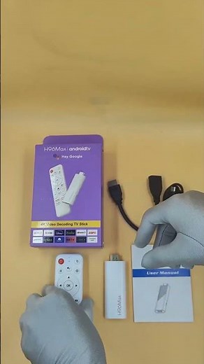 H96 MAX Android TV Stick Allwinner H313 with 2.4G Wifi 5G Wifi6 Dual