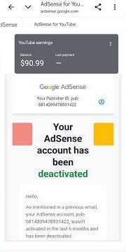 Google Adsense problem Your AdSense account has been deactivated go into solution | #adsense
