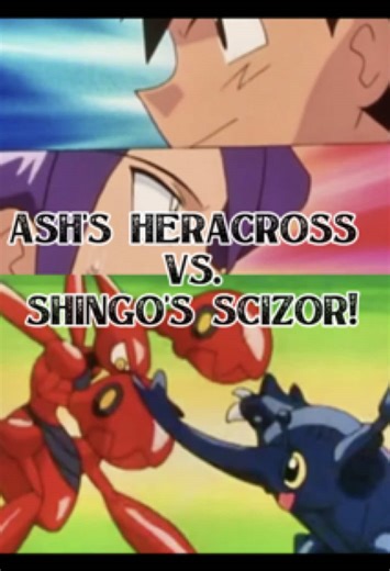Heracross Battles Scizor: Ash's Epic Pokémon Showdown