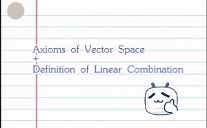 【线性代数】01 - Vector Space