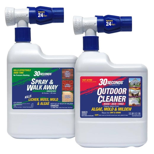 30 Seconds 64 oz. Ready-To-Spray and Walk Away Cleaner and 64 oz. Ready-To-Spray Outdoor Cleaner Bundle 100532616 - The Home Depot