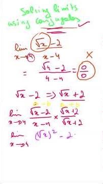 Limits with Square Roots Made EASY | Conjugate Method Explained!