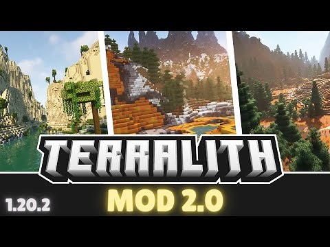 🌲🌋 TERRALITH MOD Review 2024 [ Todos los biomas ? ] 1.21