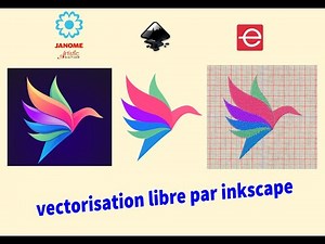 Free vectorization tutorial by Inkscape with Elna's Exuberance or Janome's Artistic Digitizer