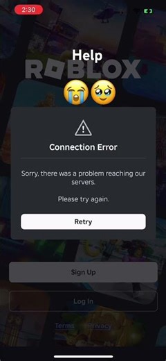 I am having a problem with my Roblox account. What do you think the problem might be?"\\ #roblox