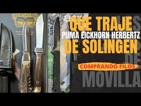 What knives did I buy in Solingen? Puma, Eickhorn, Herbertz...