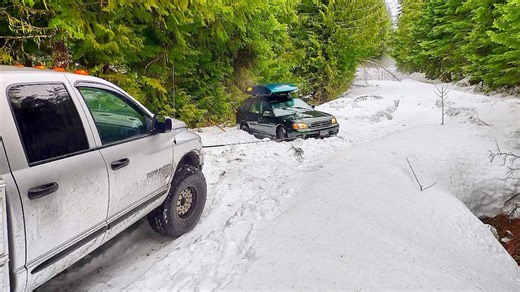 How I rescued a Subaru from a snow trap