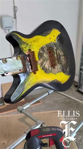 Check out this completely rebuilt NS2! Sadly this one won't make it to the Dallas International Guitar Festival. The clear-coat won't be fully hardened by then, but wow, it's tremendously upgraded now! #ellisguitars #ellisns #elliscustomguitars