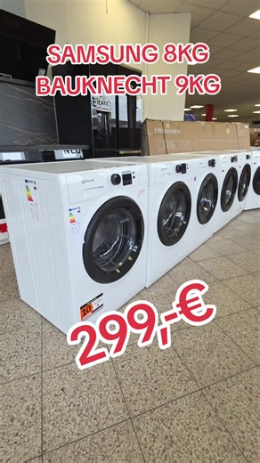 Samsung & Bauknecht Washing Machines - Köln Offer