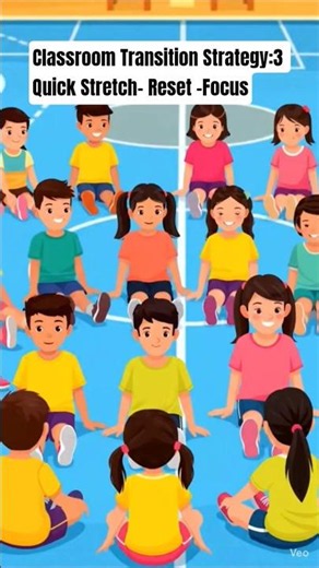 Class Transition Strategy :3. Stretch Reset•Refocus #wellbeing #teacherlife #physicalhealth
