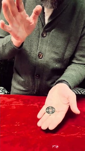 CRAZY Coin Magic! Silver Dollar Changes into Chinese Coin in Mid-Air #magic #shorts #coinmagic