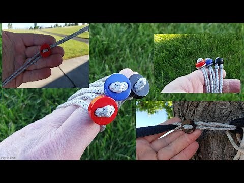 Button knot so easy! DIY tutorial. Knot buttons !