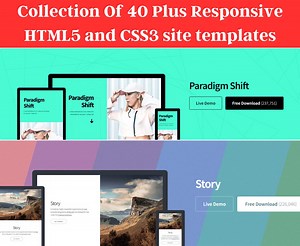 40+ Responsive HTML5 & CSS3 Website Templates | Digital Download | Resell and Commercial Use - Etsy Australia