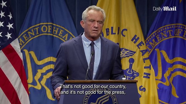 RFK Jr: 'somebody made a profit' putting toxins in our medicines