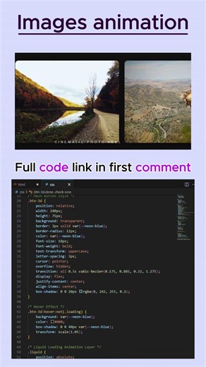 Build a Cinematic Video-Style Image Slider using HTML & CSS | No JavaScript!