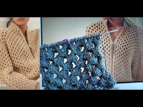 Learn to Knit Brunello Cucinelli Mesh Stitch