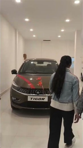 New Car 💞✨🧿 #shorts #newcar #girl #youtubeshorts #trending #viral #car #tigor #ytshorts