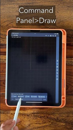 Learn AutoCAD On iPad ✅- Day3 #shorts #autocad #cad #ipad #ipadpro #designgorhythm #2d #drawing